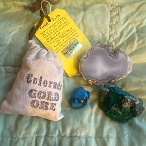 Gold & Geode Crystal Rock Bundle